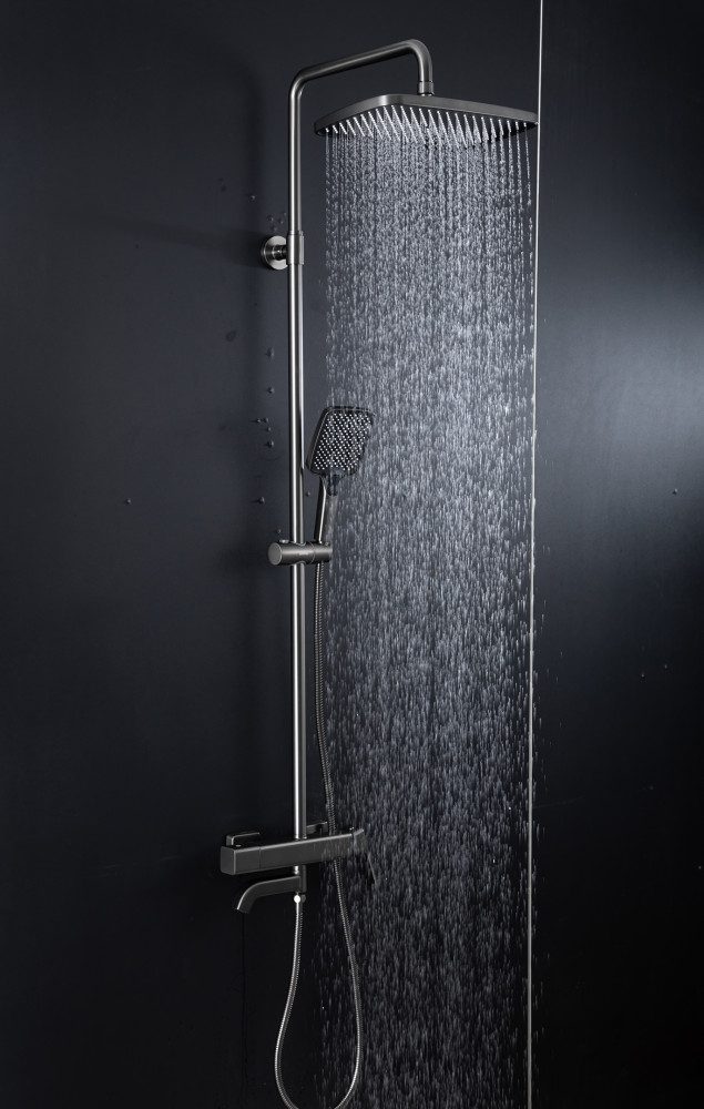 Душевая система Gappo G2418-29, оружейная сталь — изображение 8