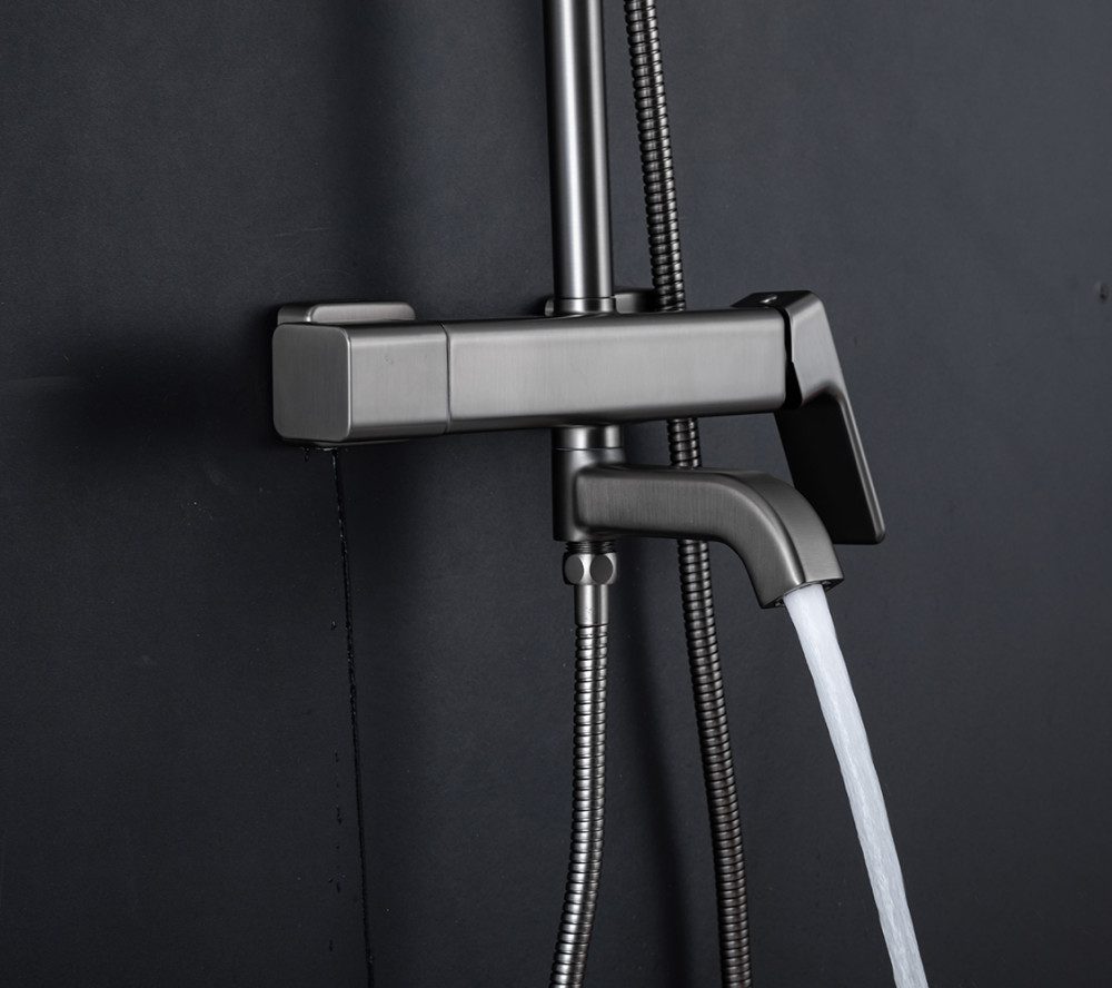 Душевая система Gappo G2418-29, оружейная сталь — изображение 7