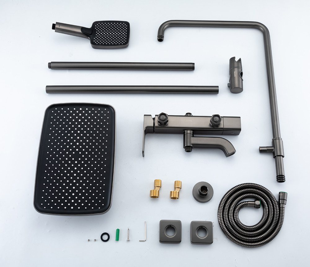 Душевая система Gappo G2418-29, оружейная сталь — изображение 5