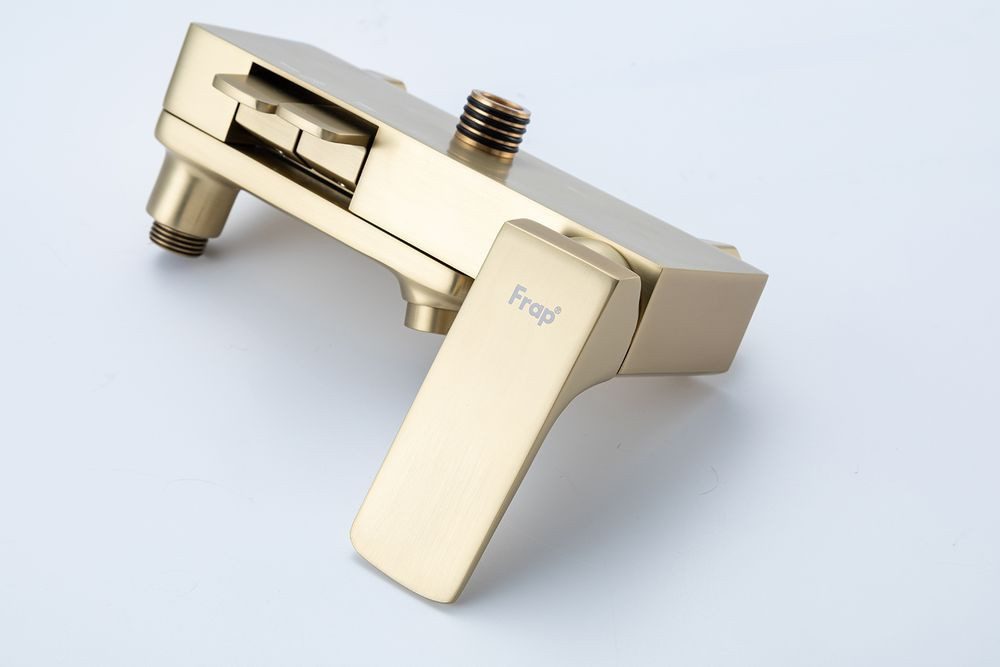 Душевая система Frap F2487-3, золотой сатин — изображение 9