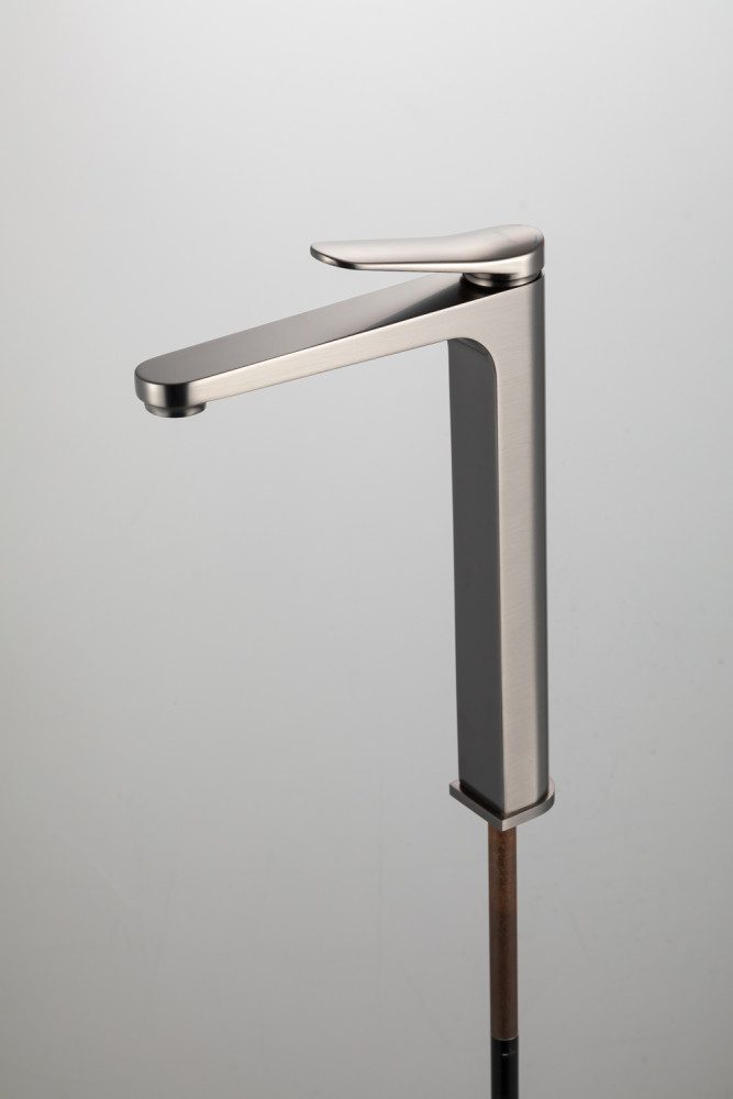 Смеситель для умывальника Gappo G1010-29, оружейная сталь — изображение 9