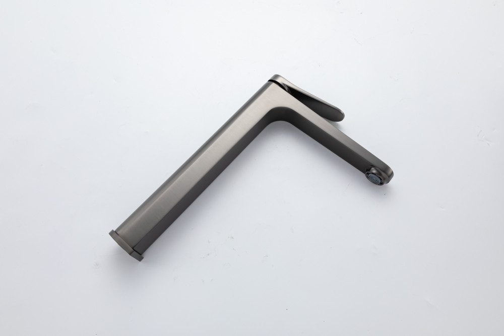 Смеситель для умывальника Gappo G1010-29, оружейная сталь — изображение 4