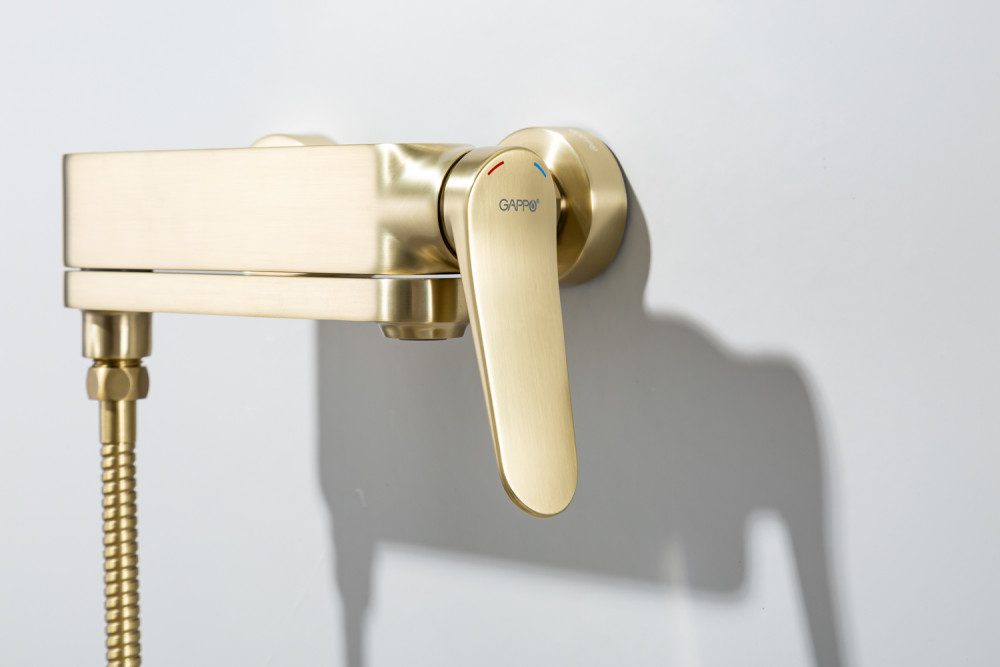 Смеситель для ванны Gappo G3210-3, золотой сатин — изображение 7