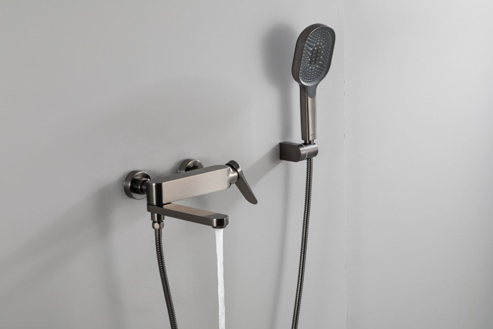 Смеситель для ванны Gappo G3210-9, оружейная сталь — изображение 8