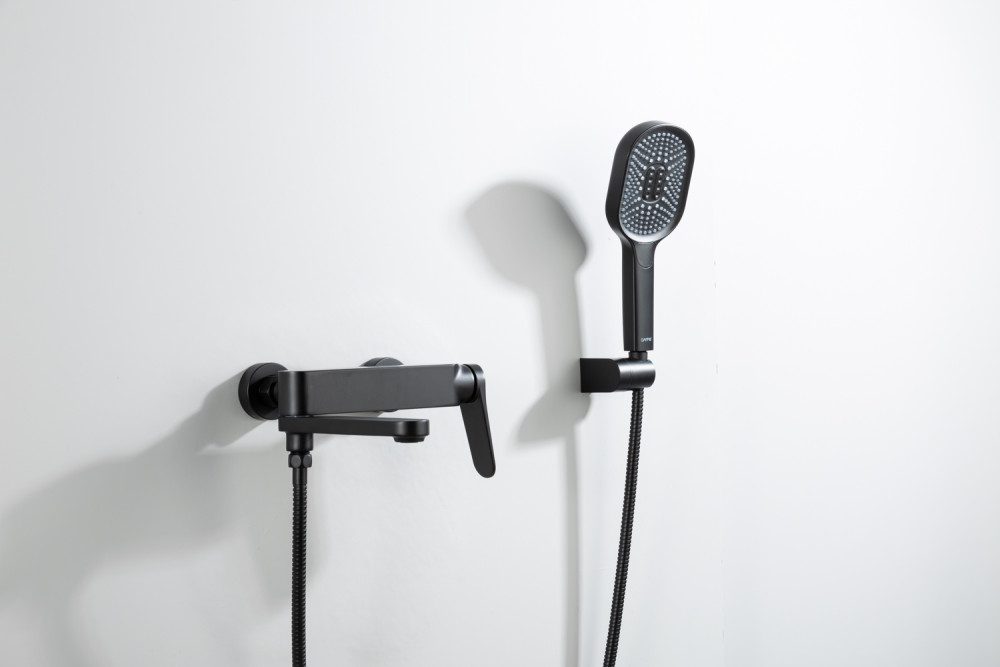 Смеситель для ванны Gappo G3210-6, чёрный — изображение 6