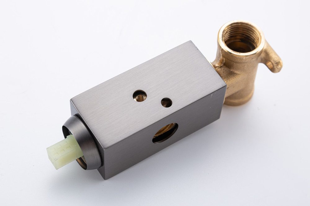 Смеситель скрытого монтажа для гигиенического душа Frap F2076-9, оружейная сталь — изображение 8