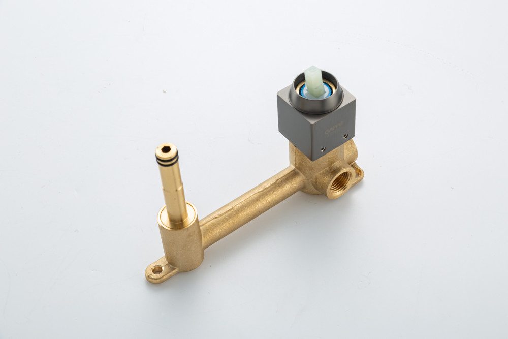 Смеситель скрытого монтажа для умывальника Gappo G1017-19, оружейная сталь — изображение 7