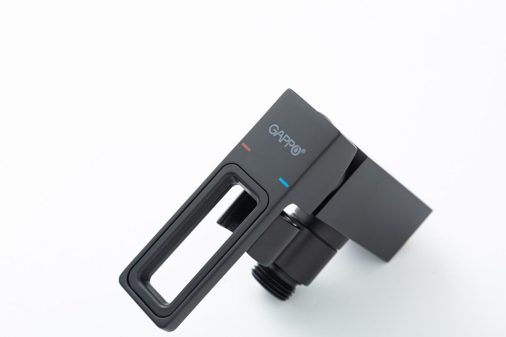 Смеситель скрытого монтажа для гигиенического душа Gappo G7217-16, чёрный — изображение 8