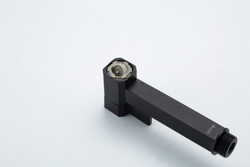 Смеситель скрытого монтажа для гигиенического душа Gappo G7217-16, чёрный — изображение 10