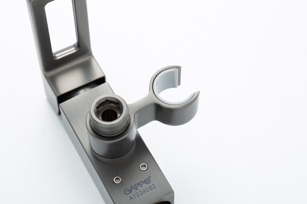 Смеситель скрытого монтажа для гигиенического душа Gappo G7217-19, оружейная сталь — изображение 9