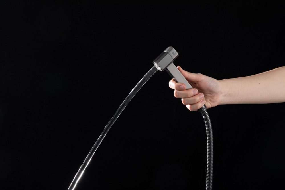 Смеситель скрытого монтажа для гигиенического душа Gappo G7217-19, оружейная сталь — изображение 11