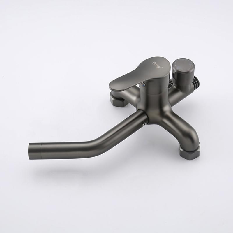 Душевая система Frap F24011-9, оружейная сталь — изображение 3