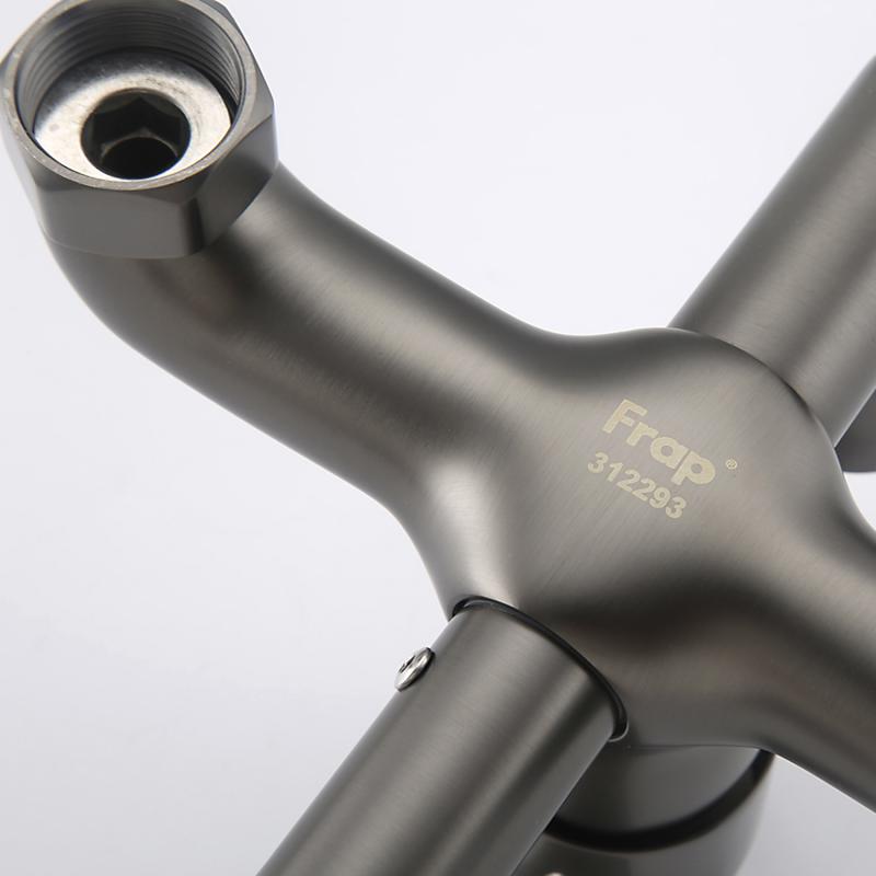 Душевая система Frap F24011-9, оружейная сталь — изображение 5