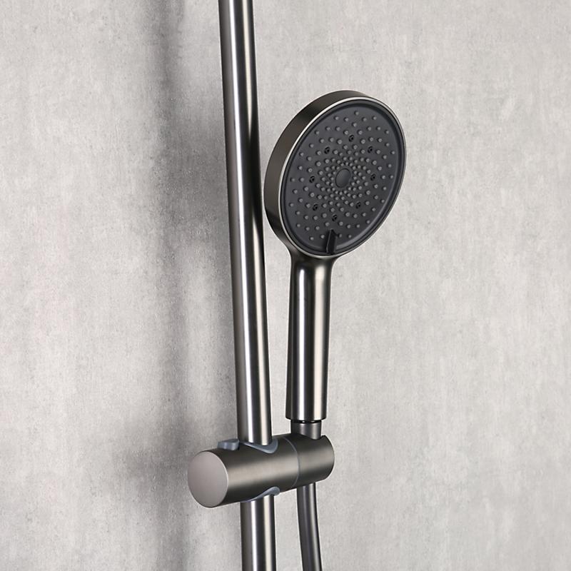 Душевая система Frap F24011-9, оружейная сталь — изображение 10