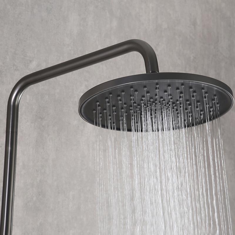 Душевая система Frap F24011-9, оружейная сталь — изображение 12