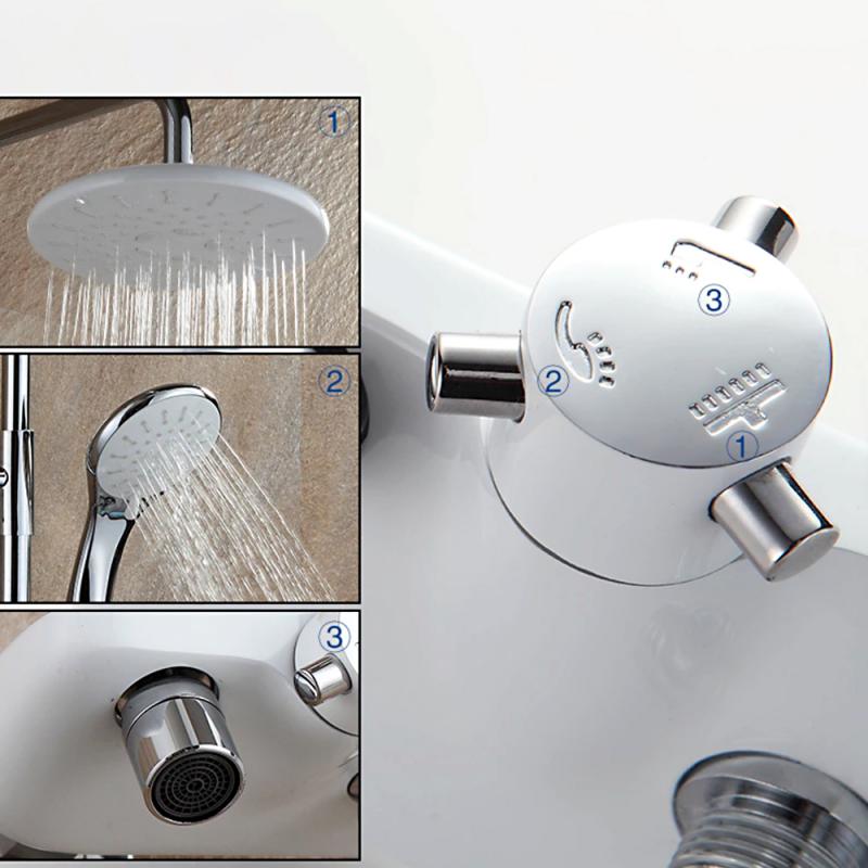 Душевая система Frap F2431, белый/хром — изображение 7