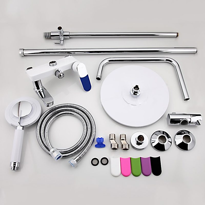 Душевая система Frap F2434, белый/хром — изображение 11