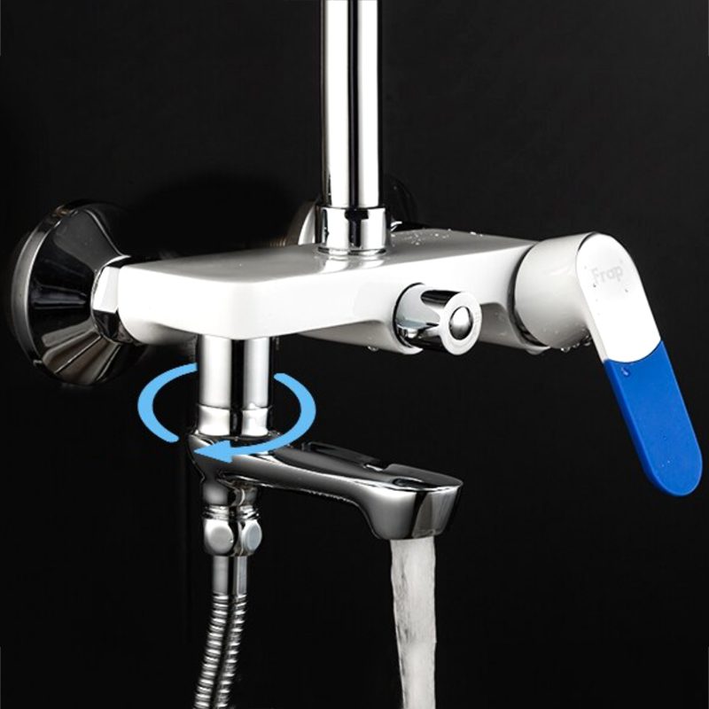 Душевая система Frap F2434, белый/хром — изображение 12