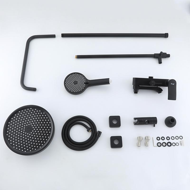 Душевая система Frap F2475-6, чёрный — изображение 10