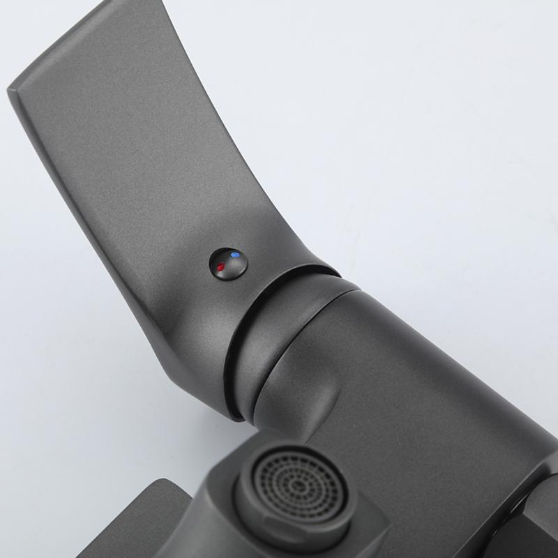 Душевая система Frap F2475-9, оружейная сталь — изображение 4