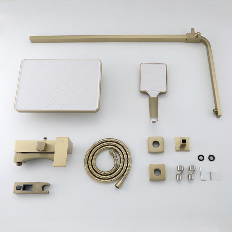 Душевая система Frap F2476-3, золотой сатин — изображение 13