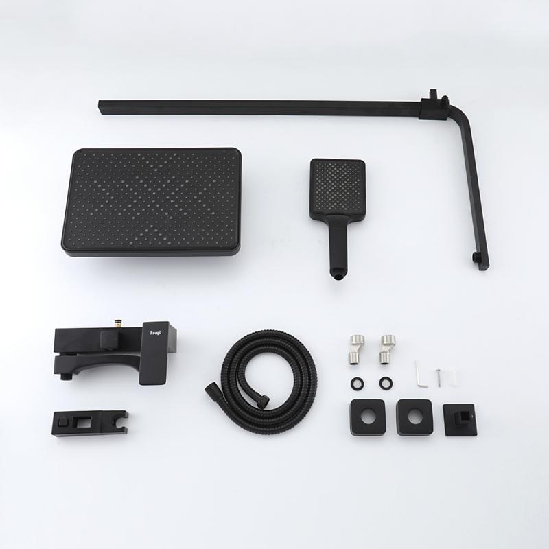 Душевая система Frap F2476-6, чёрный — изображение 11