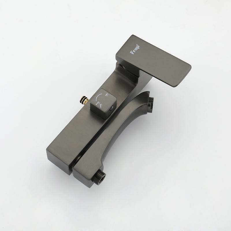 Душевая система Frap F2476-9, оружейная сталь — изображение 3