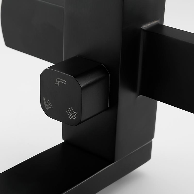 Душевая система Frap F24802-6, чёрный — изображение 8