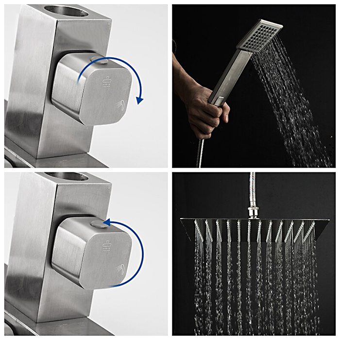 Душевая система Frap F24803, сатин — изображение 4