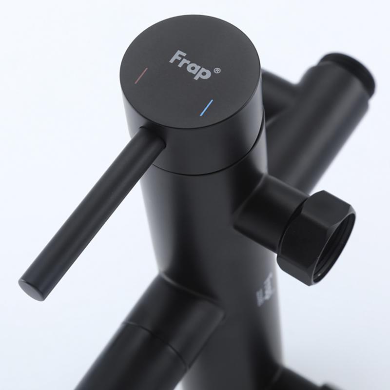 Душевая система Frap F24807-6, чёрный — изображение 4