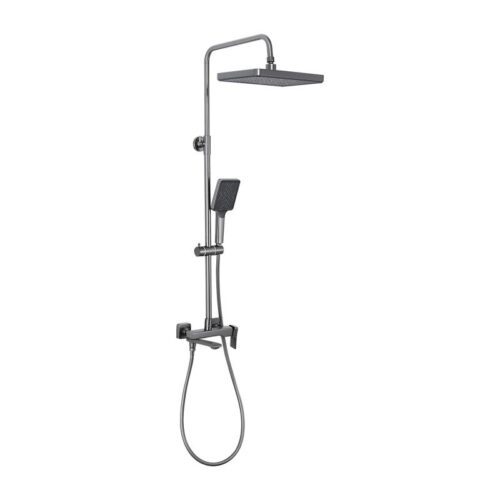 Душевая система Frap F2484-9, оружейная сталь