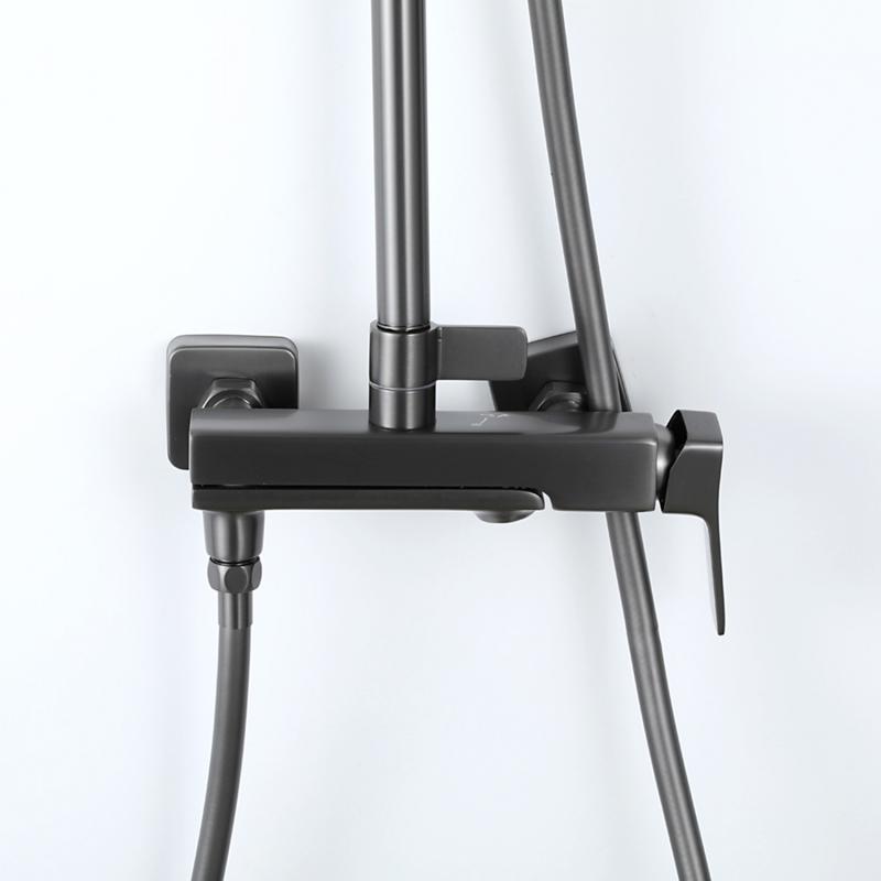 Душевая система Frap F2484-9, оружейная сталь — изображение 4