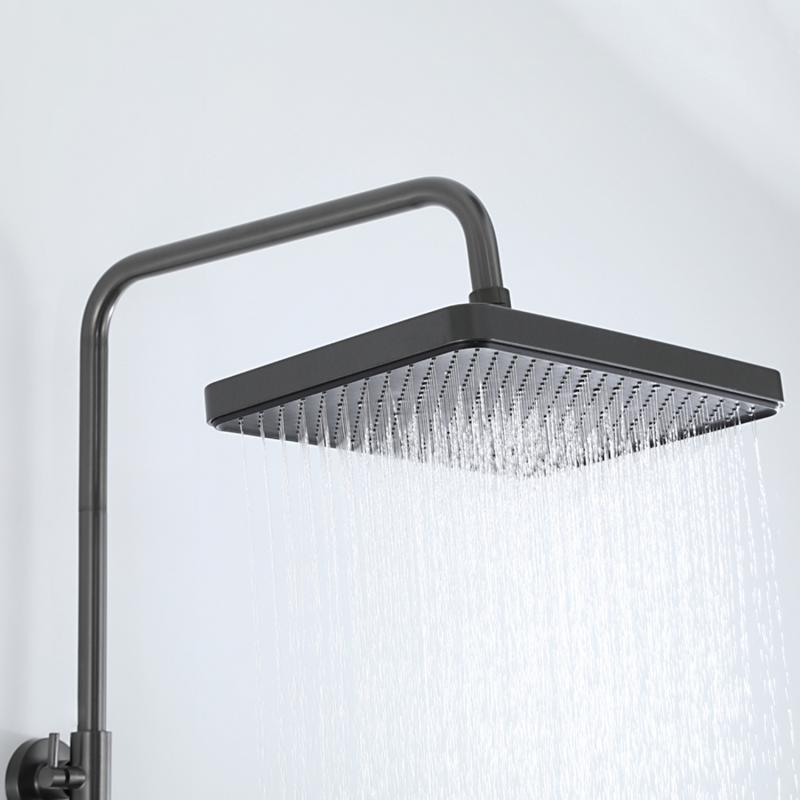 Душевая система Frap F2484-9, оружейная сталь — изображение 8