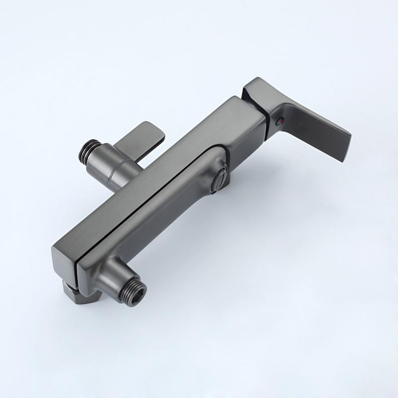 Душевая система Frap F2484-9, оружейная сталь — изображение 9