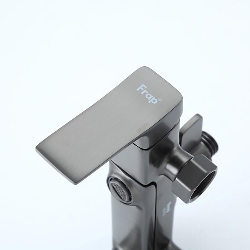 Душевая система Frap F2484-9, оружейная сталь — изображение 11