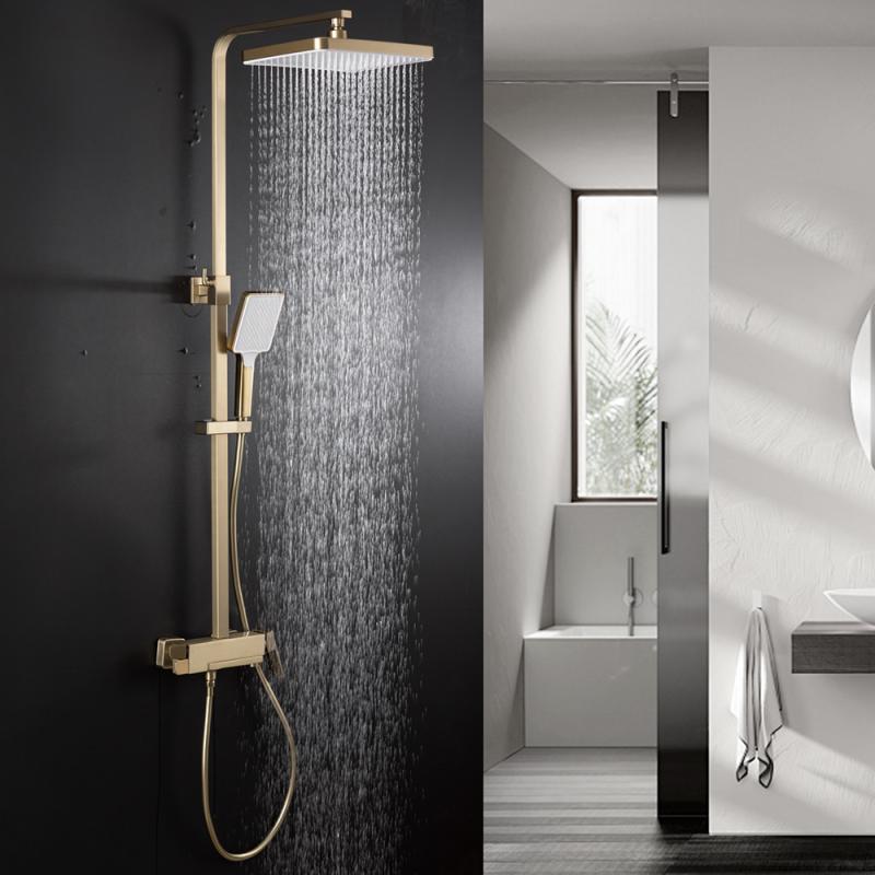 Душевая система Frap F2490-3, золотой сатин — изображение 3