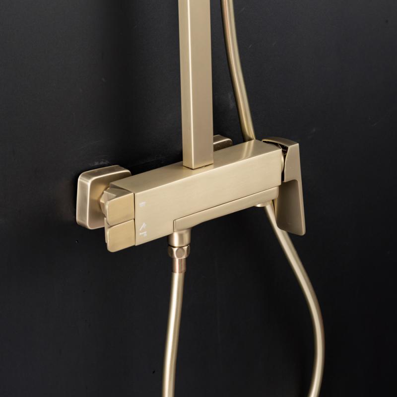 Душевая система Frap F2490-3, золотой сатин — изображение 7