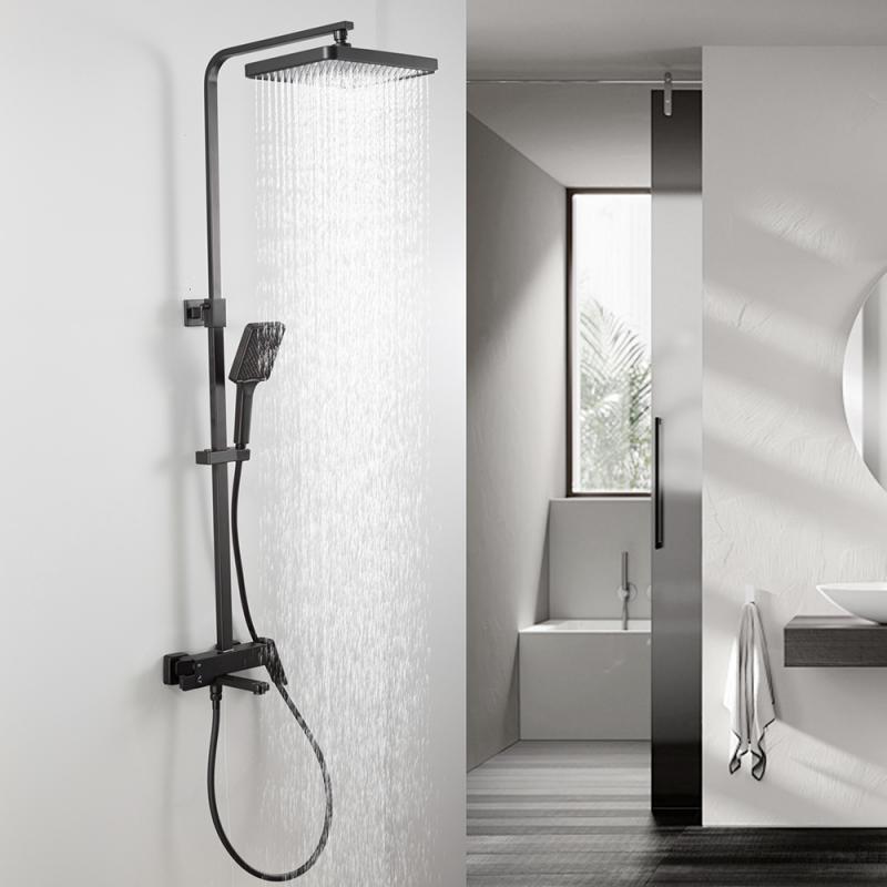 Душевая система Frap F2490-6, чёрный — изображение 3