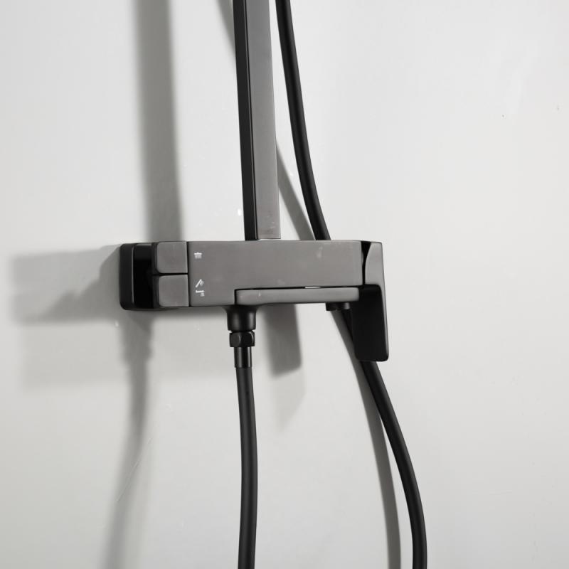 Душевая система Frap F2490-6, чёрный — изображение 6