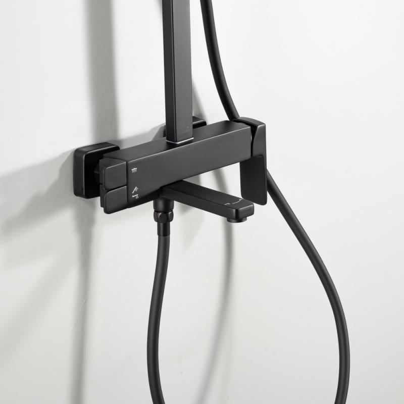 Душевая система Frap F2490-6, чёрный — изображение 7