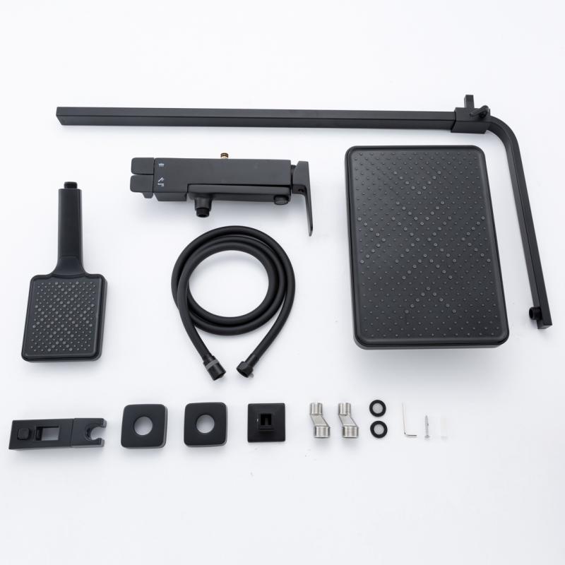 Душевая система Frap F2490-6, чёрный — изображение 16