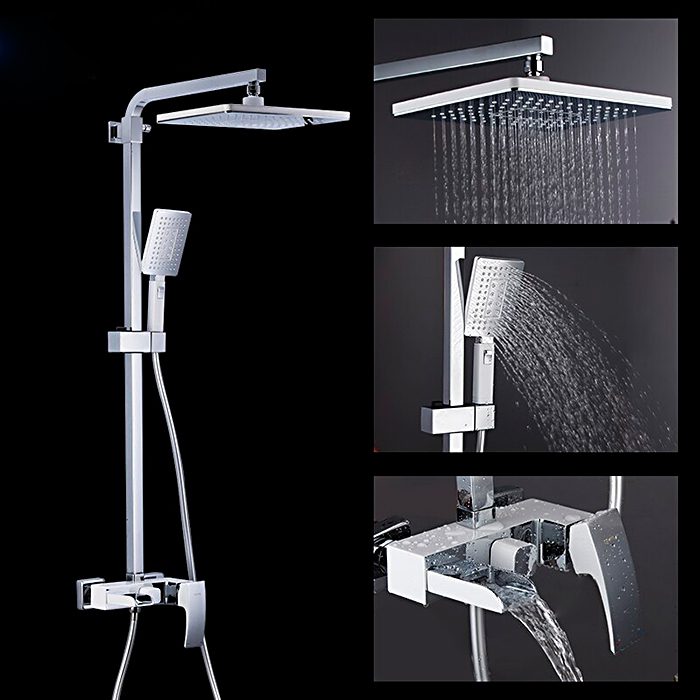 Душевая система Gappo G2407-30, хром/белый — изображение 7