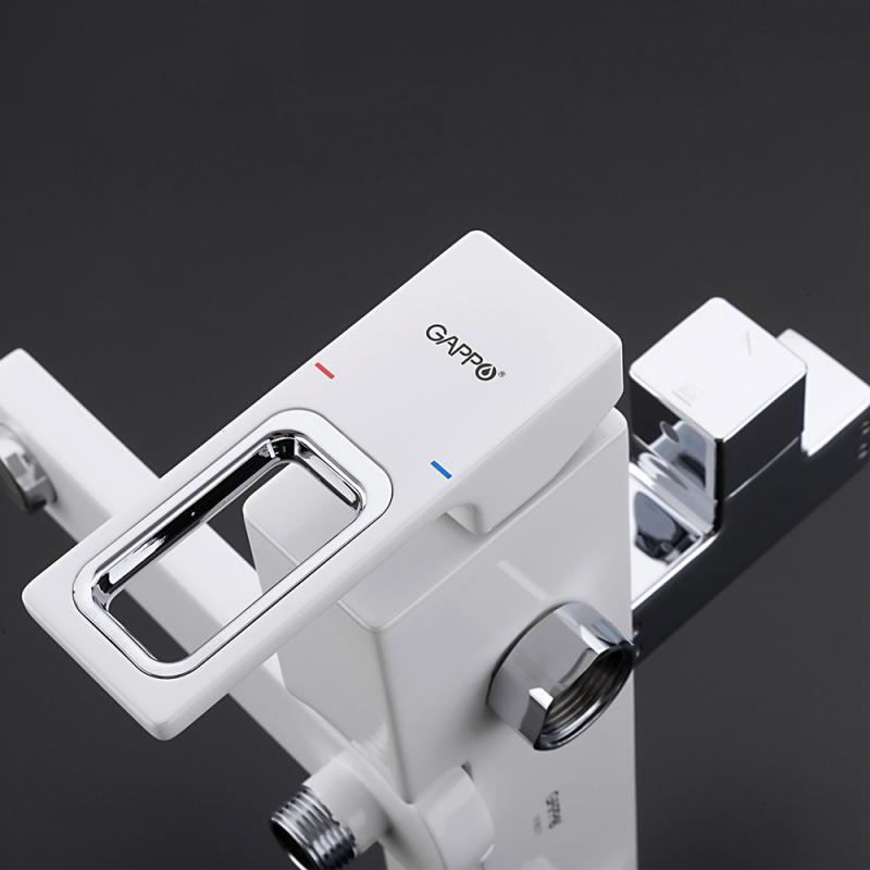 Душевая система Gappo G2417-8, белый/хром — изображение 8