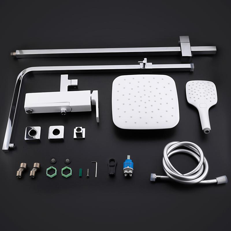 Душевая система Gappo G2417-8, белый/хром — изображение 10