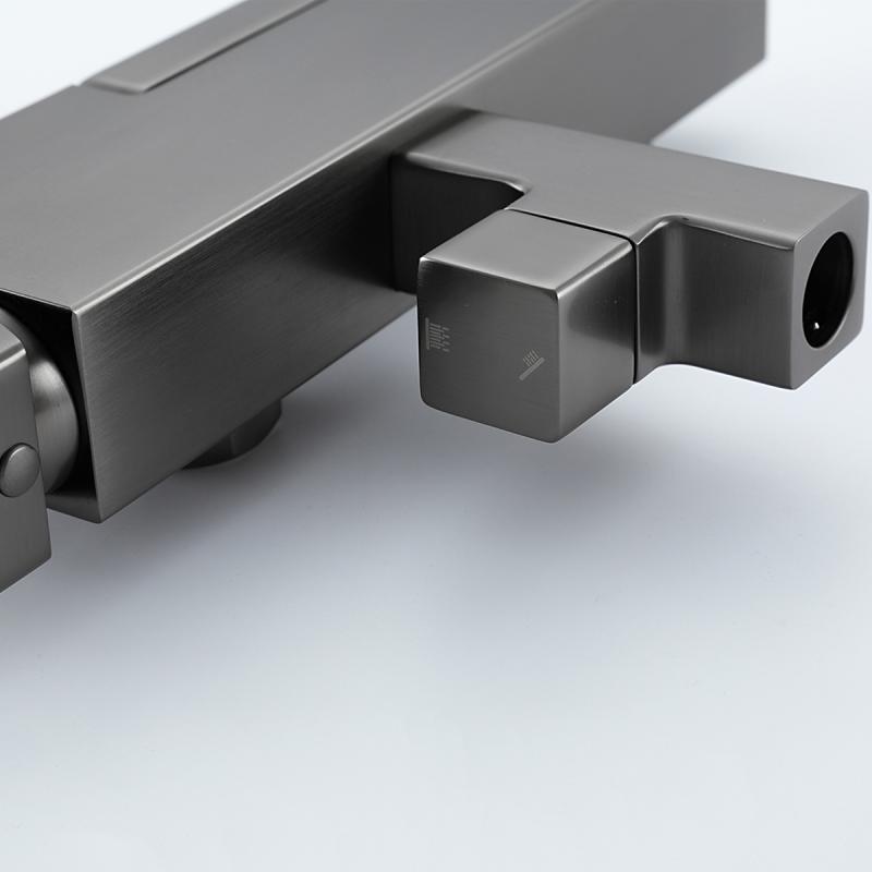 Душевая система Gappo G2417-9, оружейная сталь — изображение 6