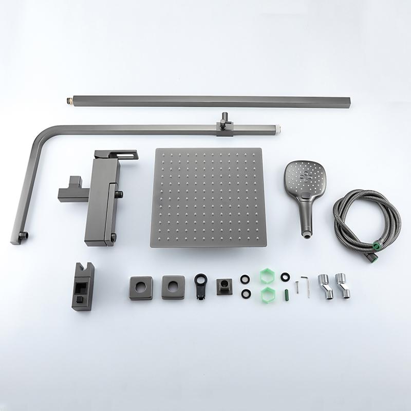 Душевая система Gappo G2417-9, оружейная сталь — изображение 10