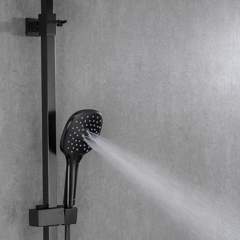 Душевая система Gappo G2417-9, оружейная сталь — изображение 12