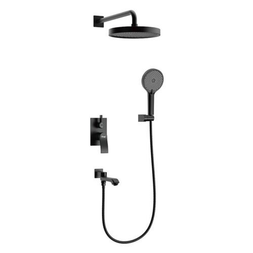 Душевая система скрытого монтажа Frap F7175-6, чёрный