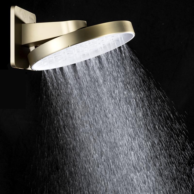 Душевая система скрытого монтажа Gappo G7106-3, золотой сатин — изображение 4