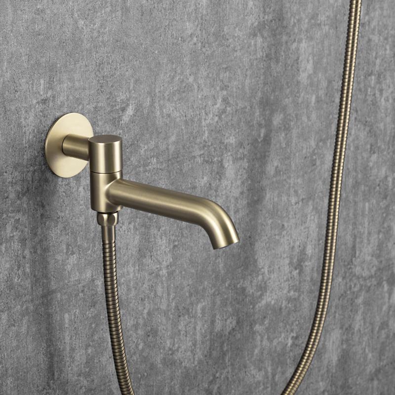 Душевая система скрытого монтажа Gappo G7106-3, золотой сатин — изображение 7